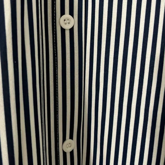 Women’s Maternity Stripe Knee Length Dress Size Large - Picture 4 of 7